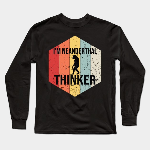 im neanderthal thinker texas Mississippi Neanderthal Thinker Long Sleeve T-Shirt by yalp.play